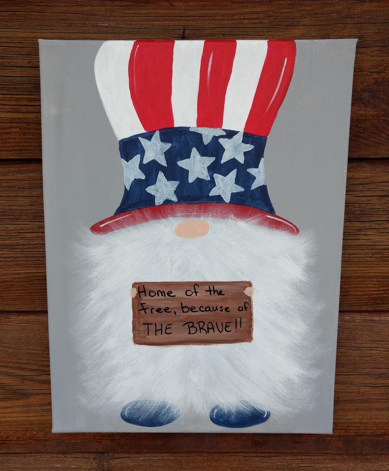 Patriotic Gnome (Adult/Kid Class)